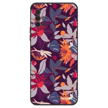 Ovitek za Motorola Moto G30 - Purple Leaf