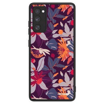 Picasee ULTIMATE CASE PowerShare za Samsung Galaxy S20 FE - Purple Leaf