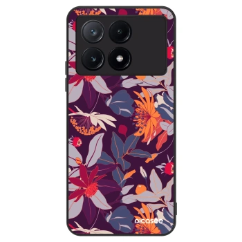 Ovitek za Xiaomi Poco X6 Pro - Purple Leaf