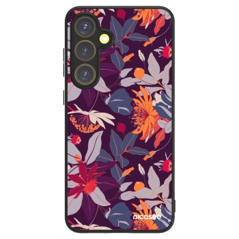 Picasee ULTIMATE CASE za Samsung Galaxy S24 FE S721B - Purple Leaf
