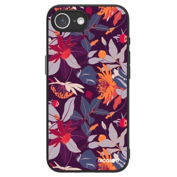 Picasee ULTIMATE CASE MagSafe za Apple iPhone 16e - Purple Leaf