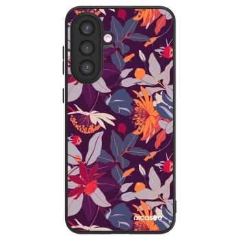 Picasee ULTIMATE CASE za Samsung Galaxy A56 5G A566B - Purple Leaf