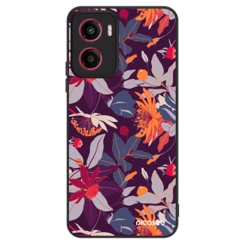Ovitek za Motorola Moto G05 - Purple Leaf