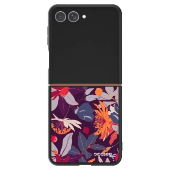 Ovitek za Samsung Galaxy Z Flip7 5G - Purple Leaf