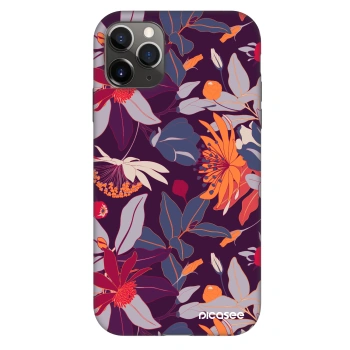 Ovitek za Apple iPhone 11 Pro - Purple Leaf