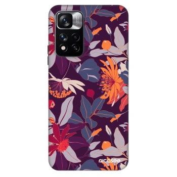 Ovitek za Xiaomi Redmi Note 11 Pro - Purple Leaf