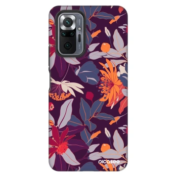 Ovitek za Xiaomi Redmi Note 10 Pro - Purple Leaf