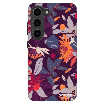Ovitek za Samsung Galaxy S23 5G - Purple Leaf