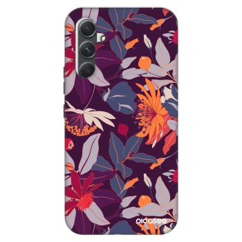 Ovitek za Samsung Galaxy A34 5G A346B - Purple Leaf