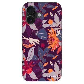 Ovitek za Apple iPhone 16 - Purple Leaf