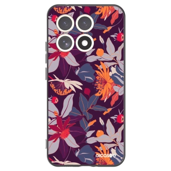 Picasee silikonski črni ovitek za Xiaomi 15T - Purple Leaf
