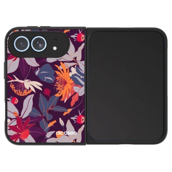 Picasee ULTIMATE CASE za Apple iPhone Duo - Purple Leaf