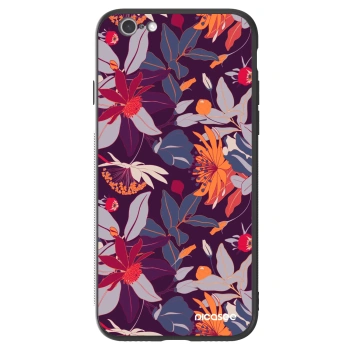 Ovitek za Apple iPhone 6/6S - Purple Leaf