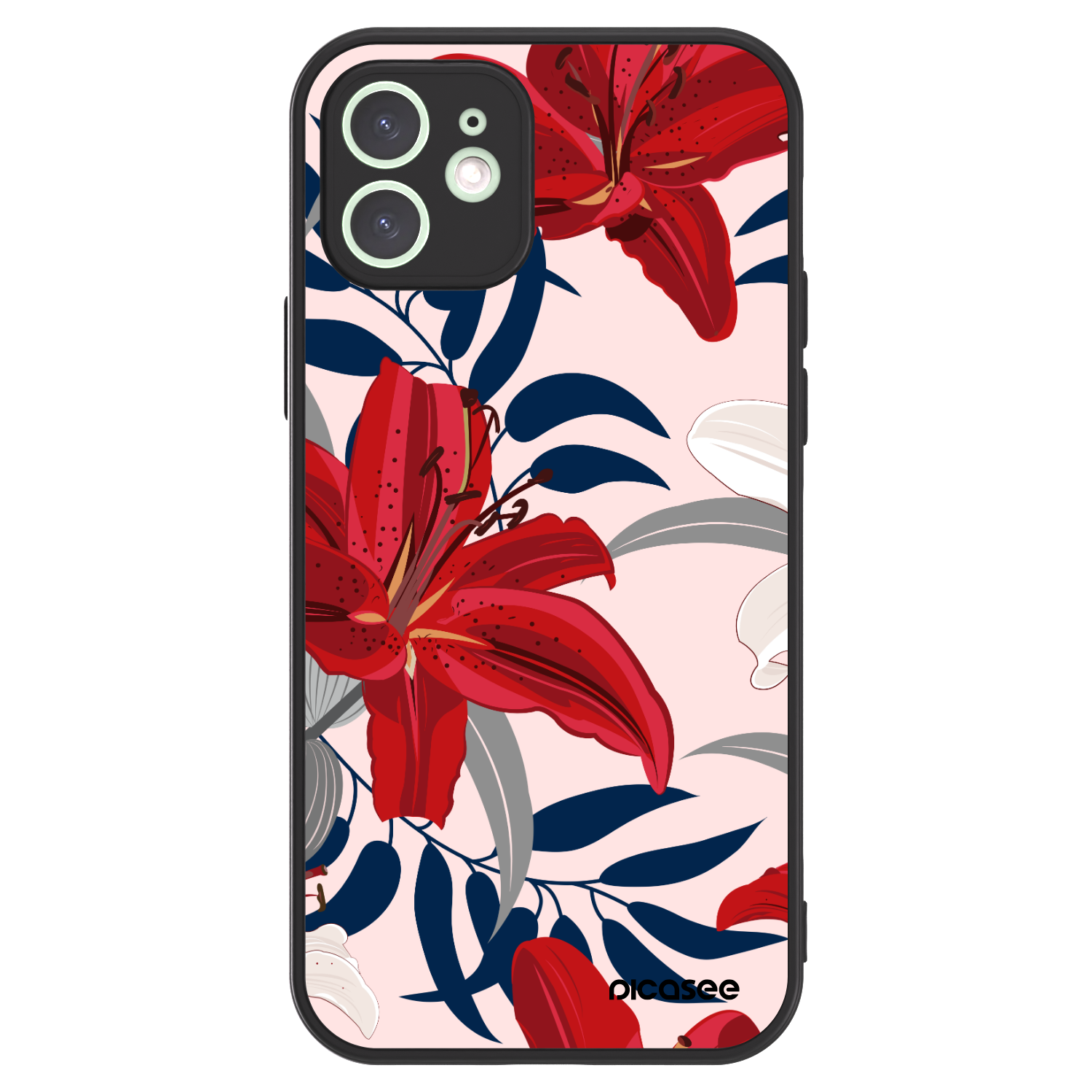 Picasee ULTIMATE CASE za Apple iPhone 12 - Red Lily