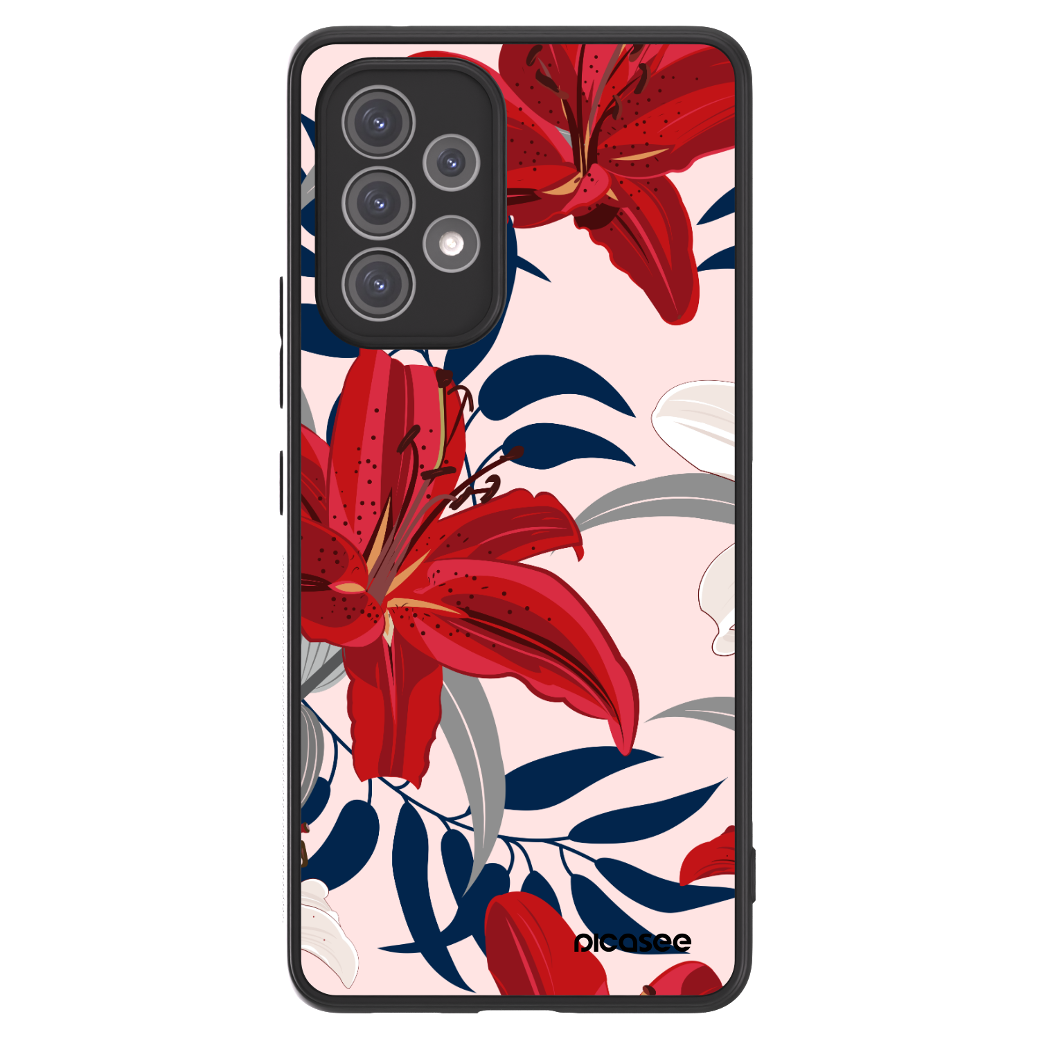 Picasee ULTIMATE CASE za Samsung Galaxy A52 5G A525F - Red Lily