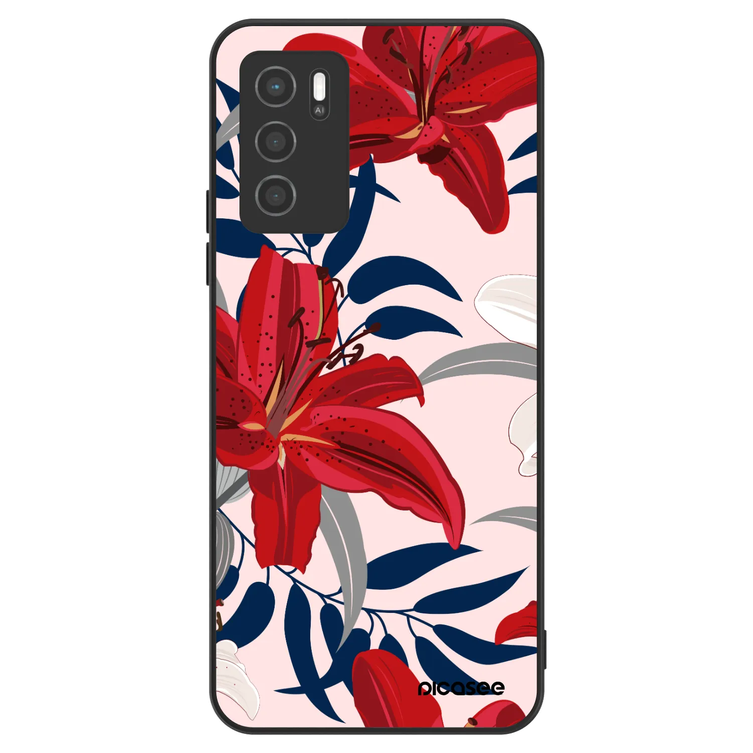 Picasee ULTIMATE CASE za OPPO A16 - Red Lily