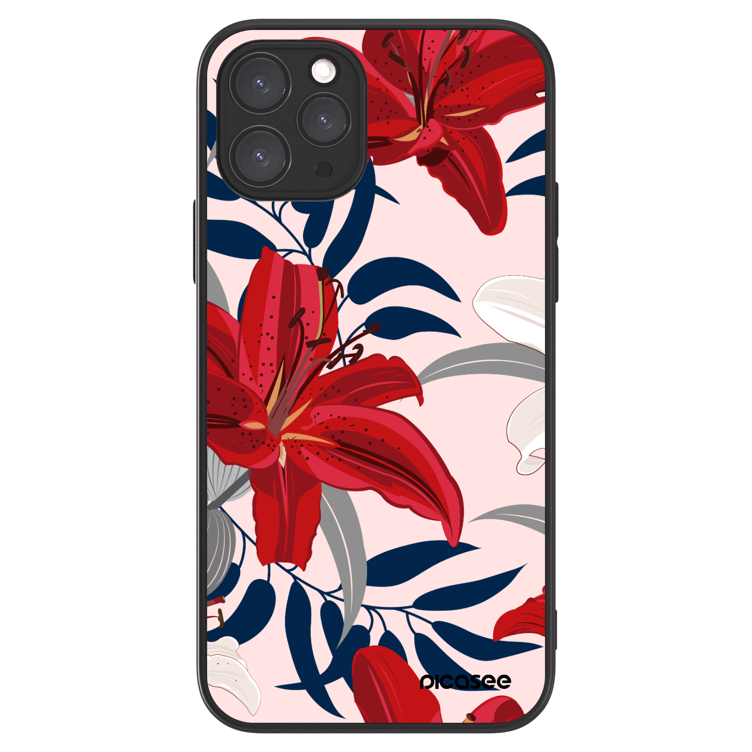 Picasee ULTIMATE CASE MagSafe za Apple iPhone 11 Pro - Red Lily