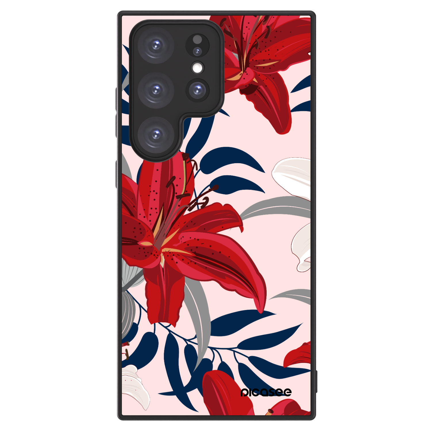 Picasee ULTIMATE CASE PowerShare za Samsung Galaxy S23 Ultra 5G - Red Lily