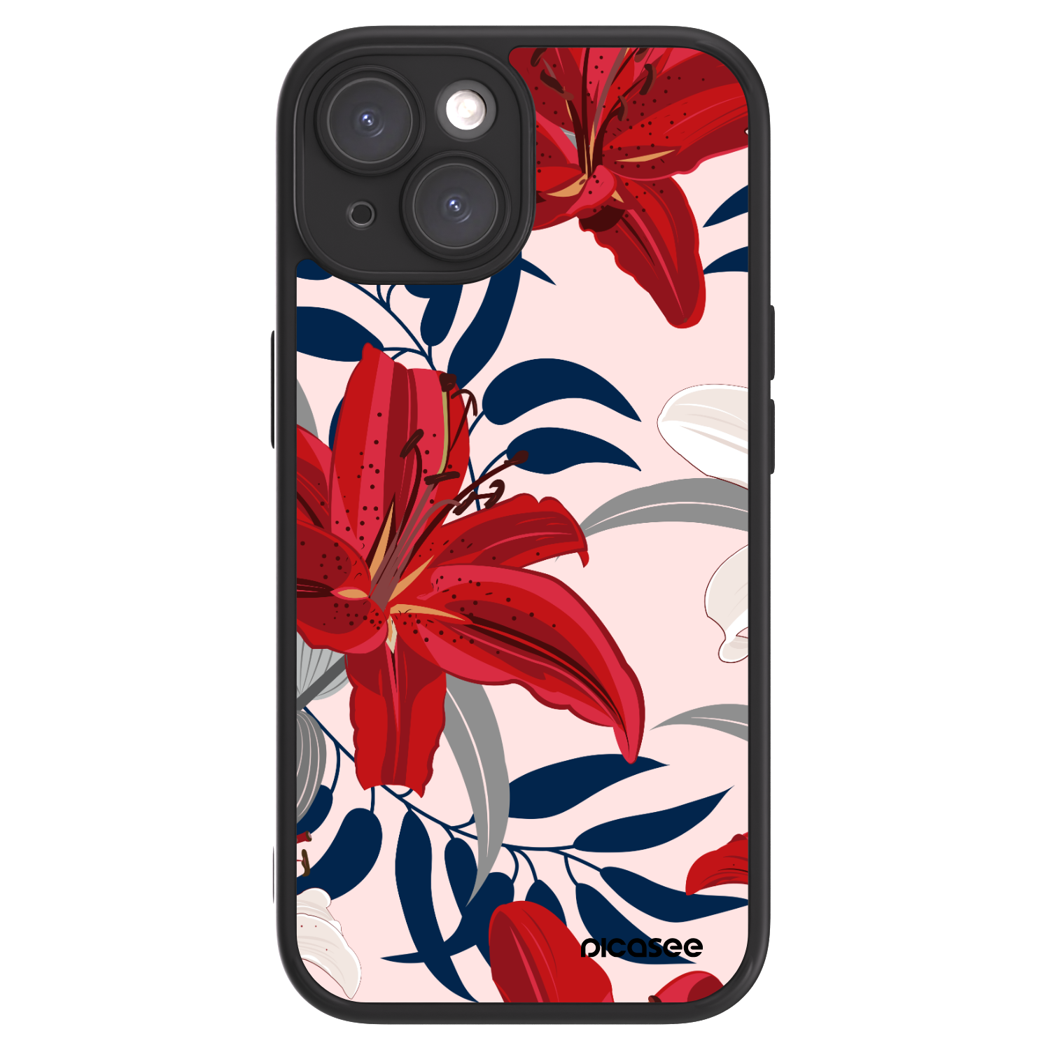 Picasee ULTIMATE CASE za Apple iPhone 15 - Red Lily