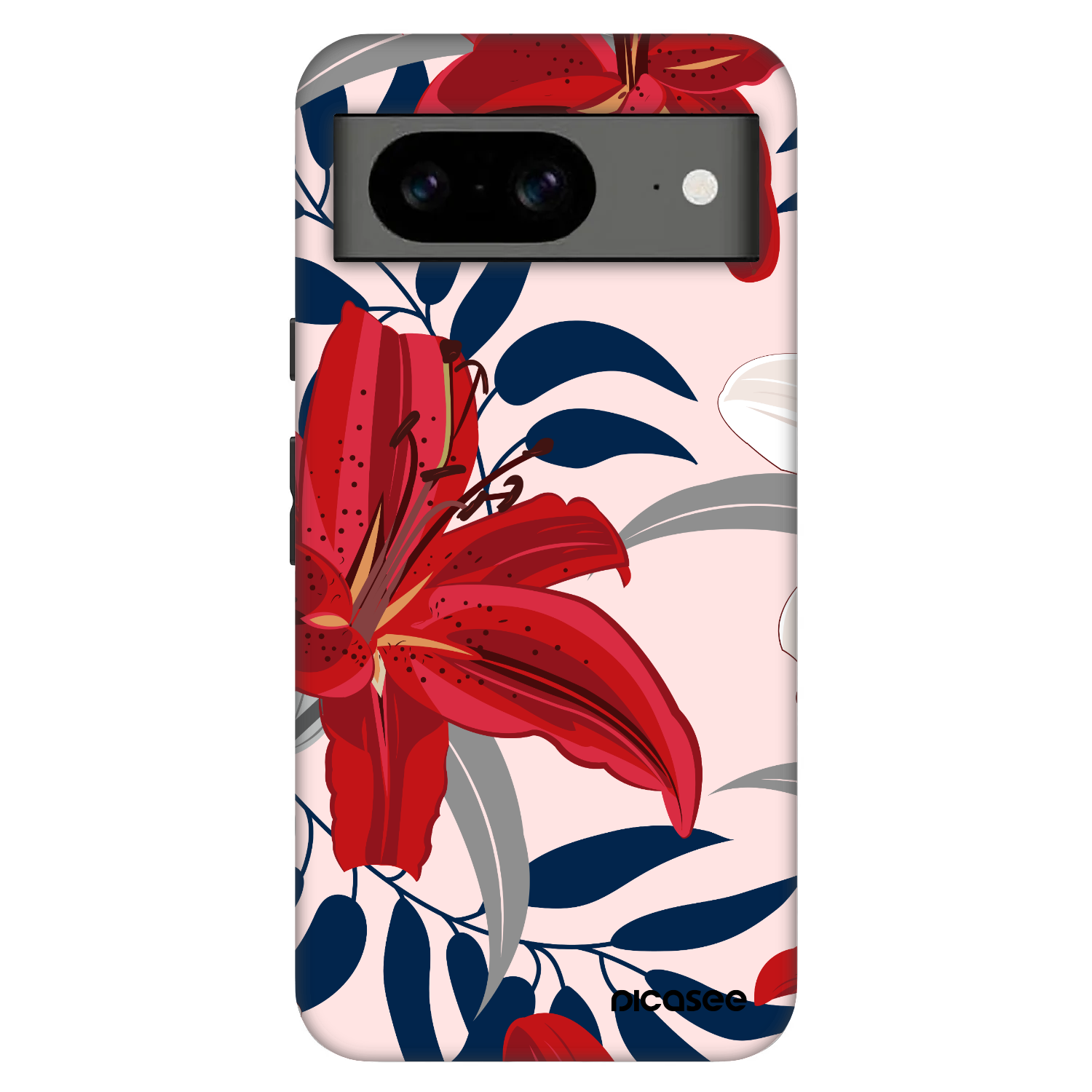 Picasee Fashion Case za Google Pixel 8 Pro - Red Lily