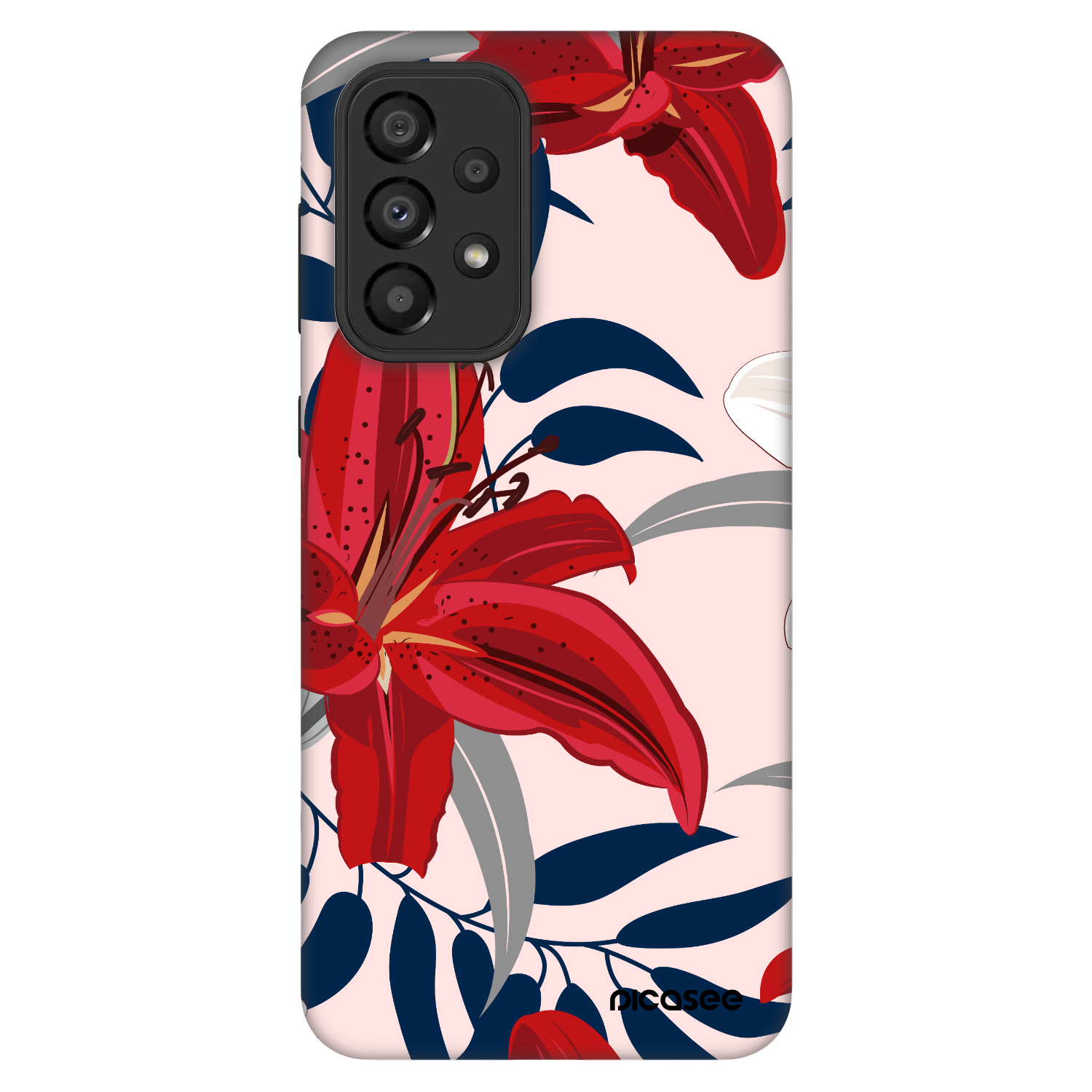 Picasee Fashion Case za Samsung Galaxy A33 5G A336 - Red Lily