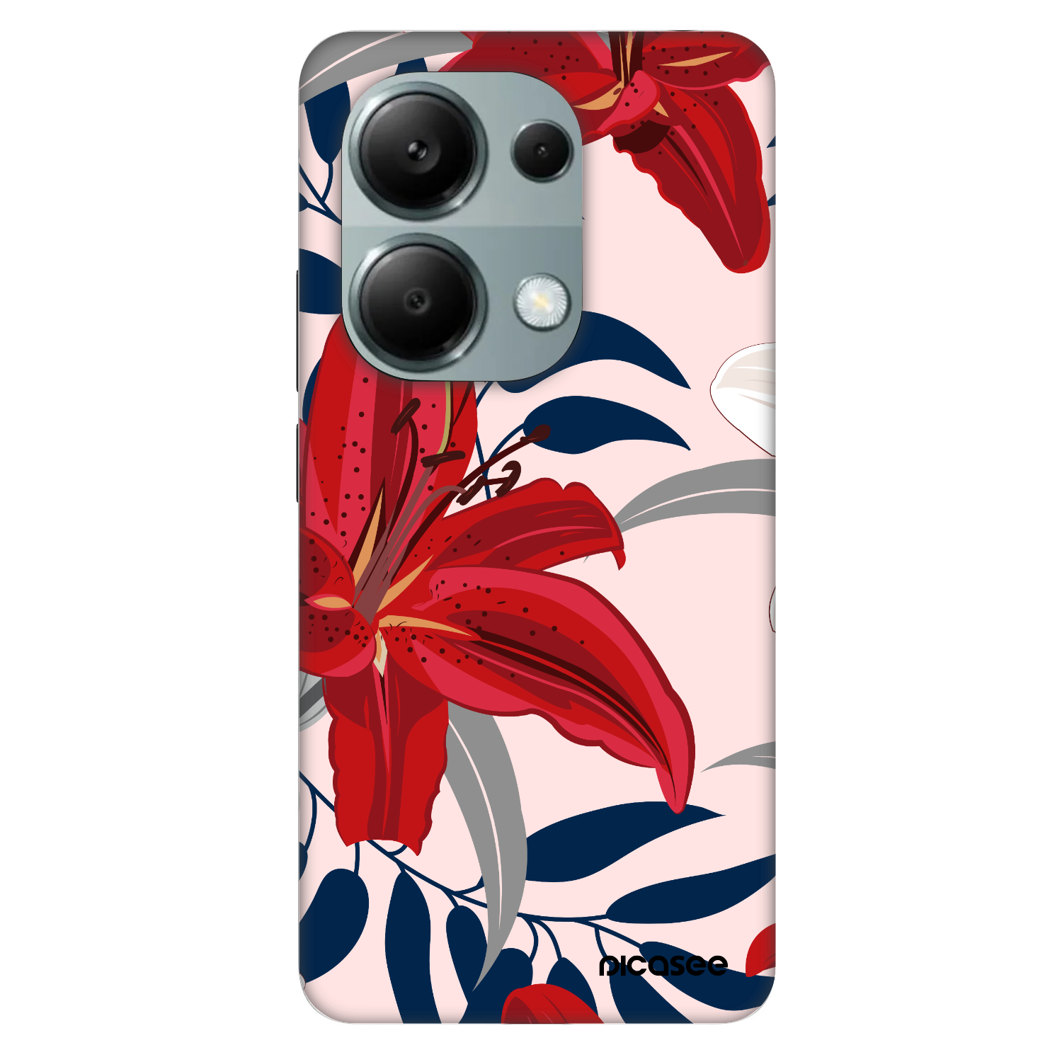Picasee Fashion Case za Xiaomi Redmi Note 13 Pro 4G - Red Lily