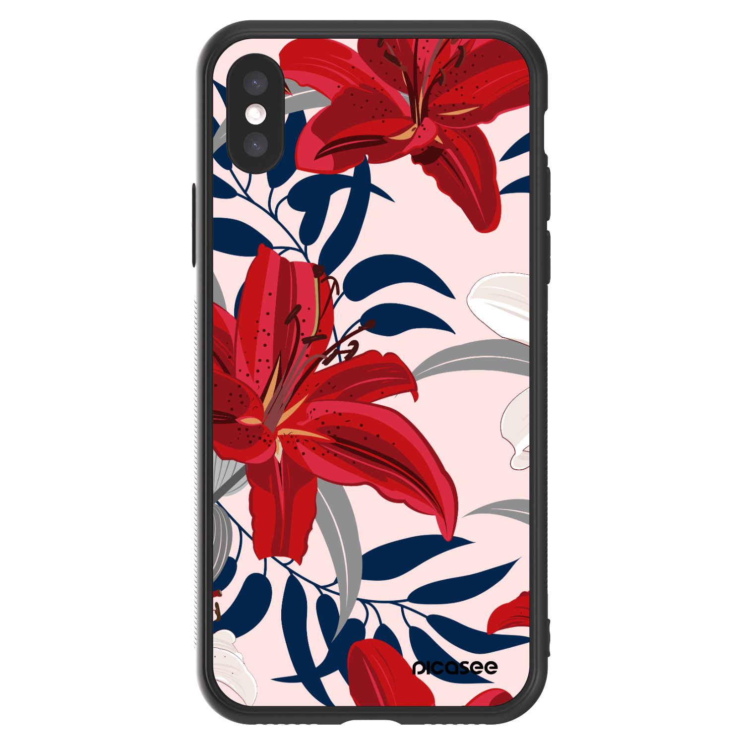 Picasee ULTIMATE CASE za Apple iPhone X/XS - Red Lily