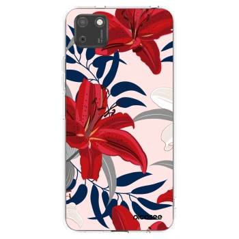 Picasee silikonski prozorni ovitek za Huawei Y5P - Red Lily