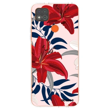 Picasee silikonski prozorni ovitek za Xiaomi Redmi 9C - Red Lily