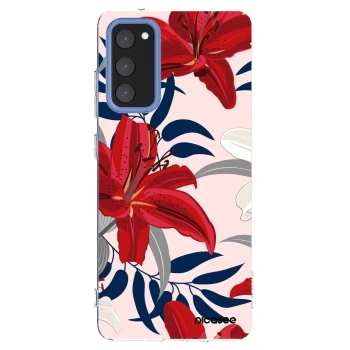 Picasee silikonski prozorni ovitek za Samsung Galaxy S20 FE - Red Lily