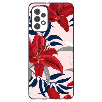 Picasee silikonski črni ovitek za Samsung Galaxy A32 5G A326B - Red Lily