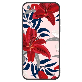 Ovitek za Apple iPhone 5/5S/SE - Red Lily