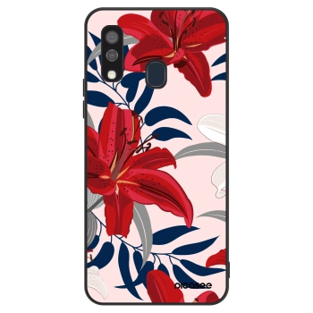 Ovitek za Samsung Galaxy A40 A405F - Red Lily