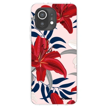 Picasee silikonski prozorni ovitek za Xiaomi Mi 11 - Red Lily