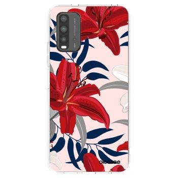 Picasee silikonski prozorni ovitek za Xiaomi Redmi 9T - Red Lily