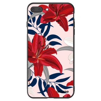 Ovitek za Apple iPhone 8 Plus - Red Lily