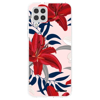 Picasee silikonski prozorni ovitek za Samsung Galaxy A22 A225F 4G - Red Lily