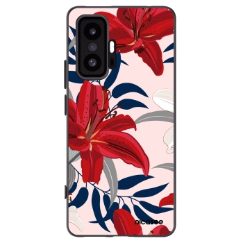 Picasee silikonski črni ovitek za Xiaomi 11T - Red Lily