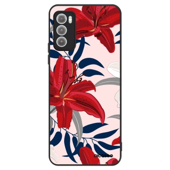 Ovitek za Motorola Moto G60 - Red Lily