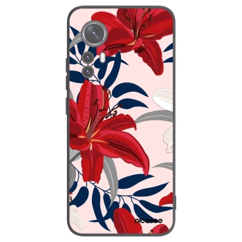 Picasee silikonski črni ovitek za Xiaomi 12X - Red Lily