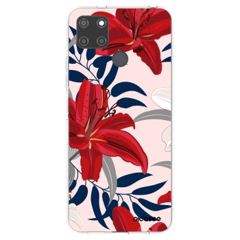 Picasee silikonski prozorni ovitek za Realme C21Y - Red Lily