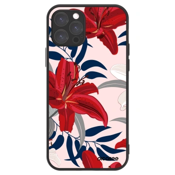 Picasee ULTIMATE CASE MagSafe za Apple iPhone 12 Pro - Red Lily