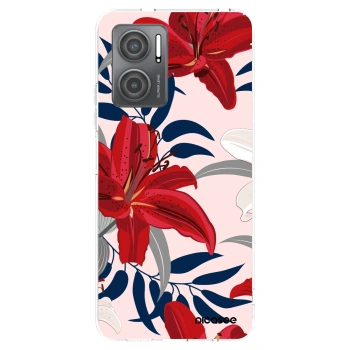 Picasee silikonski prozorni ovitek za Xiaomi Redmi 10 5G - Red Lily