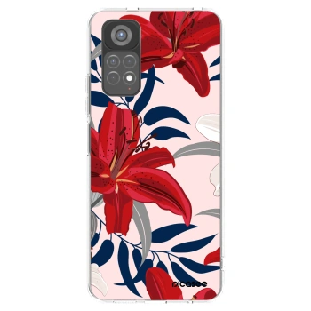 Picasee silikonski prozorni ovitek za Xiaomi Redmi Note 11S 5G - Red Lily