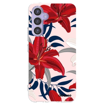Picasee silikonski prozorni ovitek za Samsung Galaxy A54 5G A546B - Red Lily