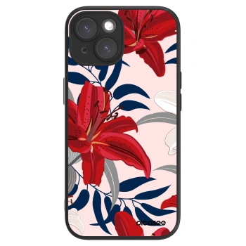Picasee ULTIMATE CASE MagSafe za Apple iPhone 15 - Red Lily