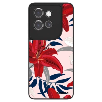 Ovitek za Motorola Edge 50 Neo - Red Lily