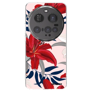 Picasee silikonski prozorni ovitek za Xiaomi 15 Ultra - Red Lily