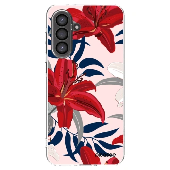 Picasee silikonski prozorni ovitek za Samsung Galaxy A56 5G A566B - Red Lily
