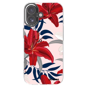 Picasee silikonski prozorni ovitek za Apple iPhone 17 - Red Lily